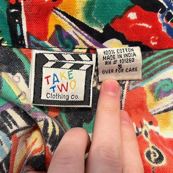 Take Two Clothing Co. vintage musical instrument jacket size small - Picture 2 of 7